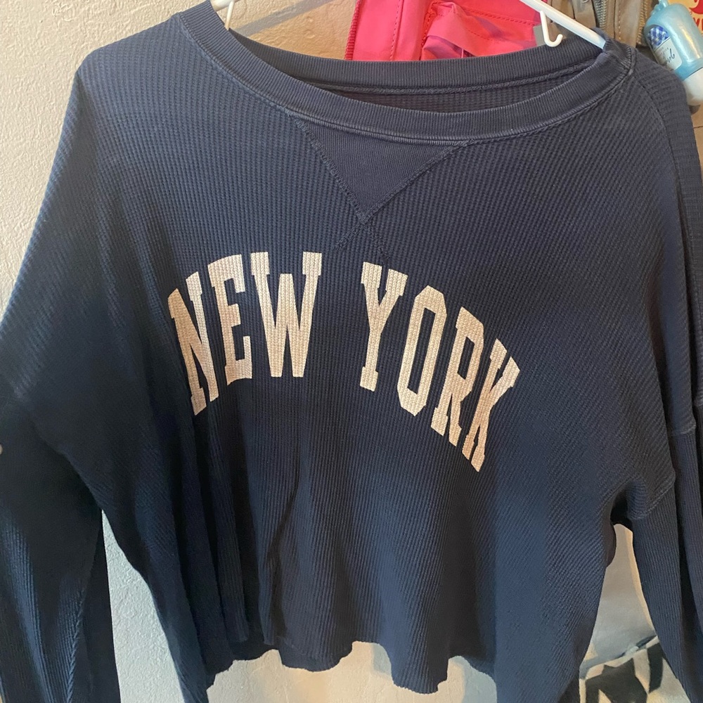 John Galt/Brandy Melville New York cropped sweater
